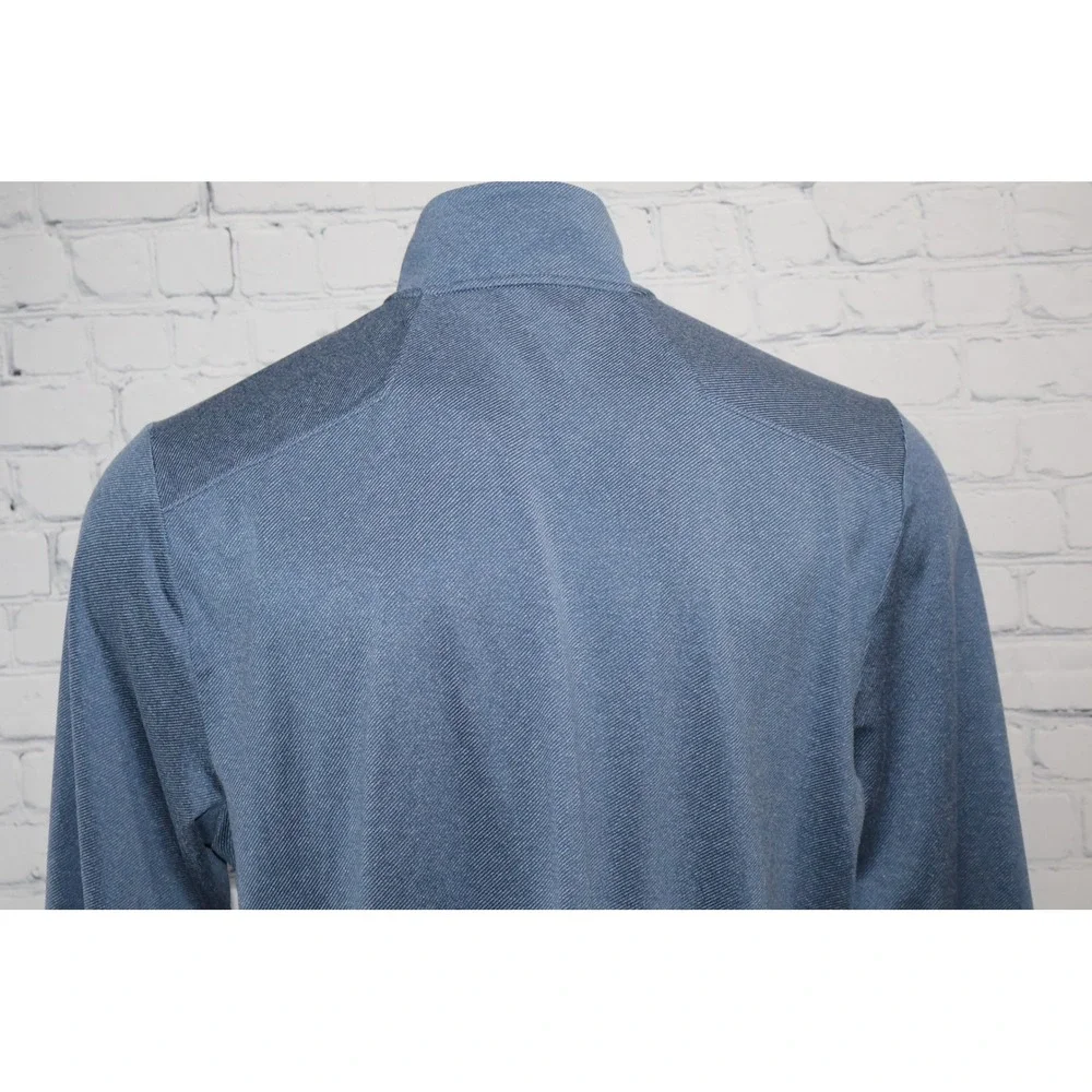Vineyard Vines Performance 1/4 Zip Pullover Shirt Mens Large Blue Stretch Golf